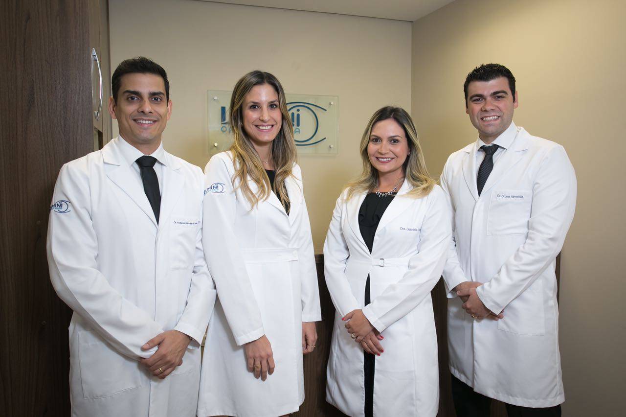 Corpo clínico da Lumini Oftalmologia em Alphaville, Barueri